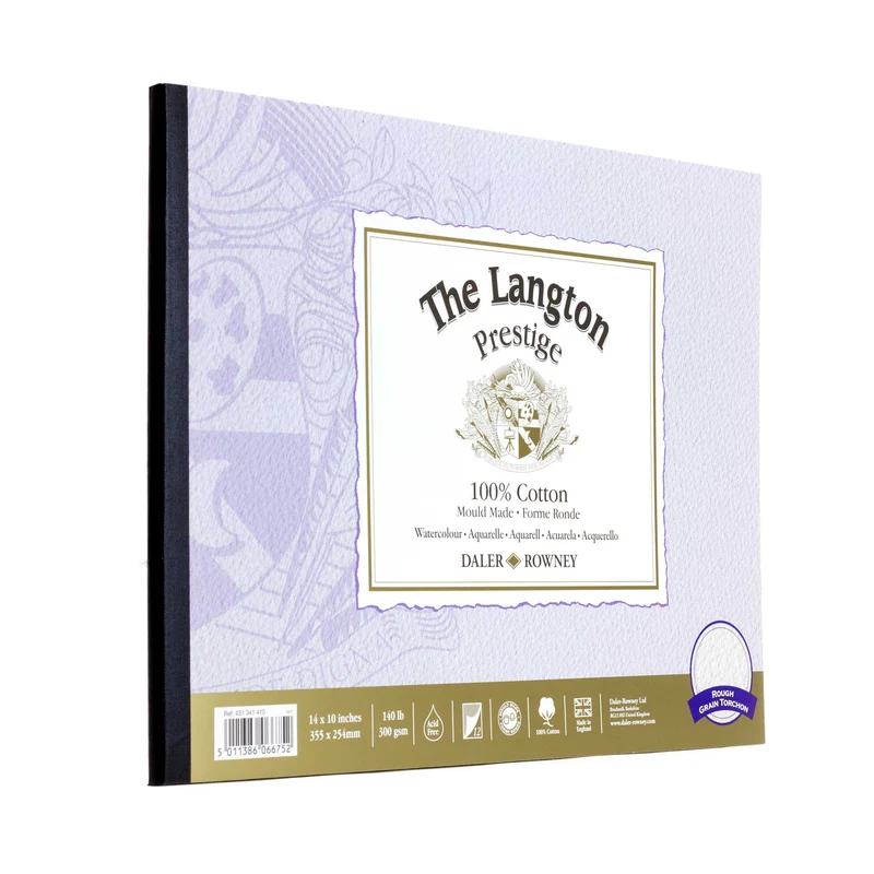 Akvarelni blok DALER ROWNEY The Langton Prestige 300 g/m² – 12 listov