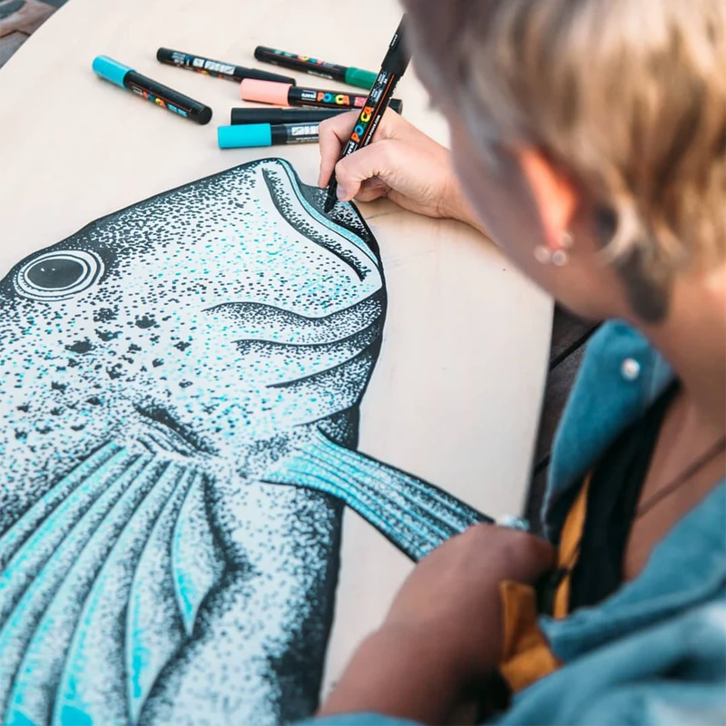 Súprava popisovačov Posca PC-5M OCEAN, 1,8 – 2,5 mm – 8 ks