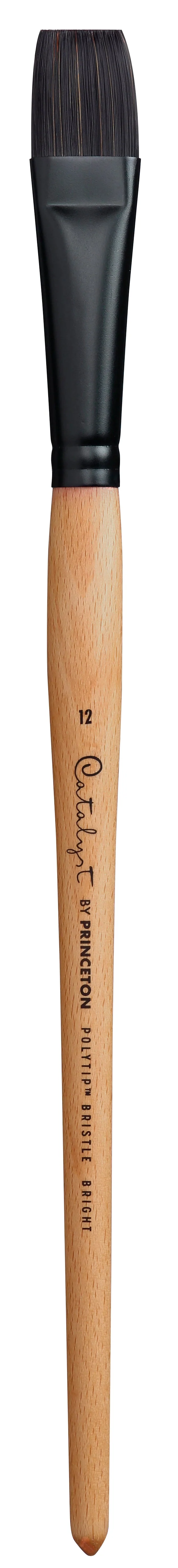 PRINCETON Catalyst Polytip Flachpinsel Bright mit langem Stiel