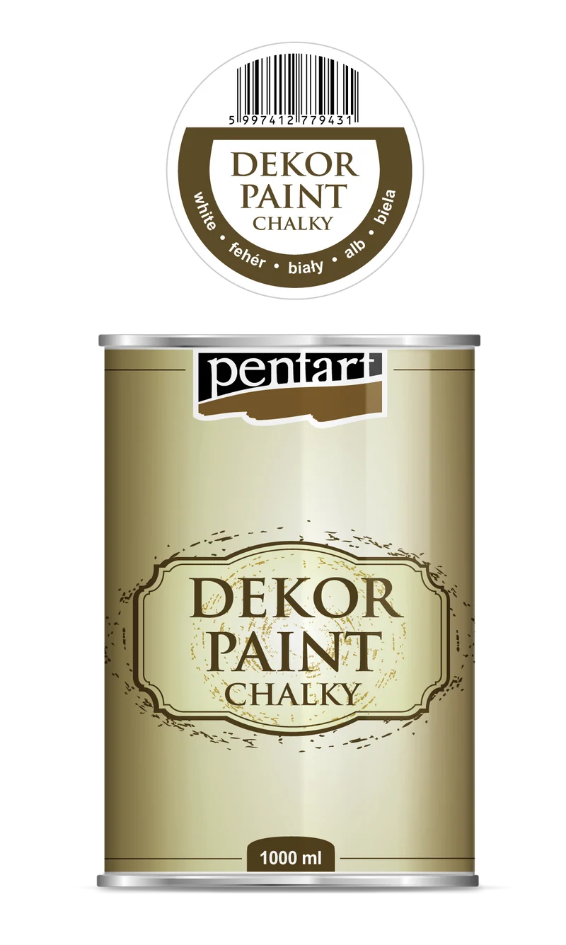 Pittura a gesso Pentart Chalky 1000 ml