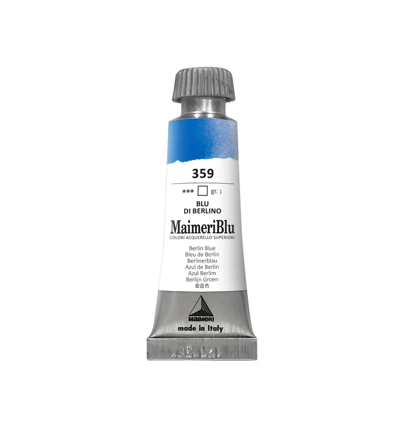 Професионална акварелна боя MAIMERI Maimeri Blu 12 ml