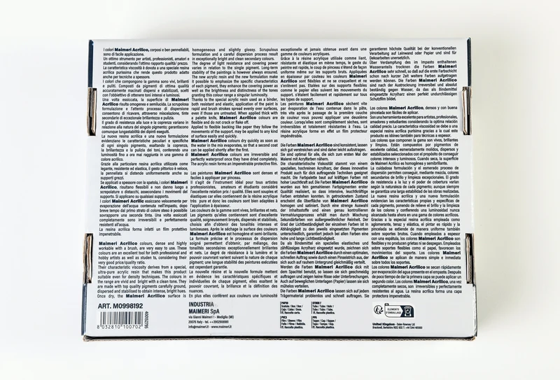 Maimeri Acrilico Acrylfarben-Set Primary 200 ml