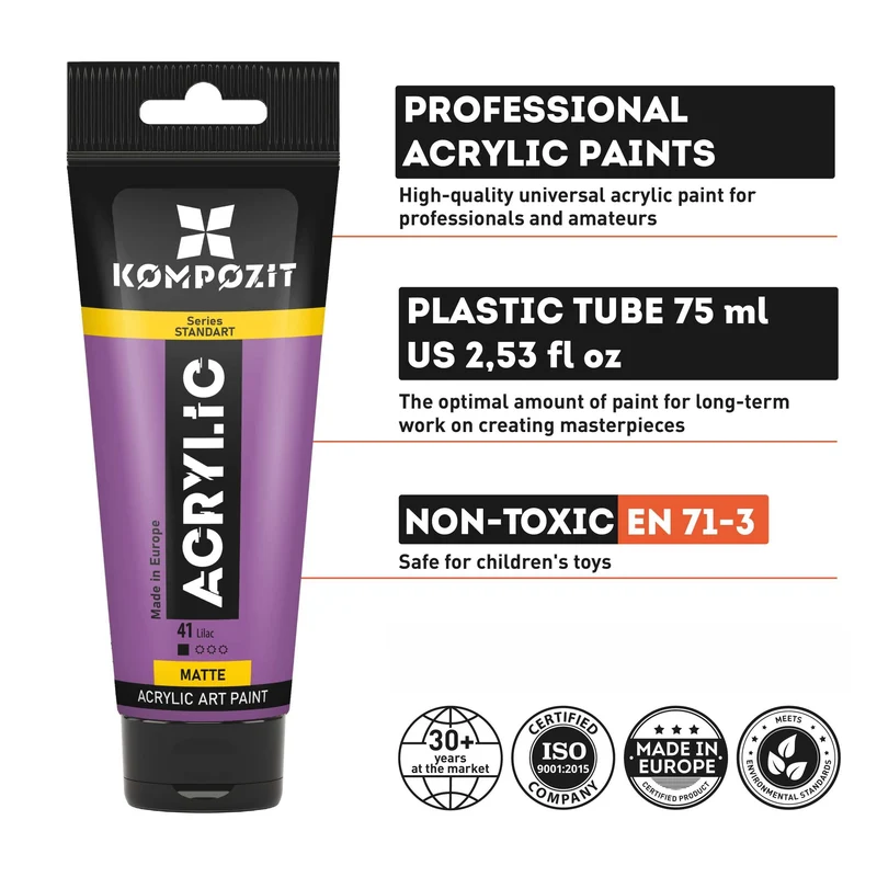 Акрилна боя STANDART Kompozit Metallic 75 ml