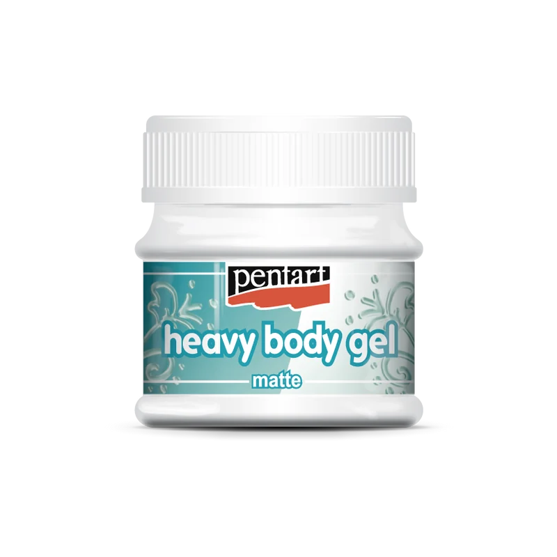 Matná gélová pasta Pentart Heavy body gel matte