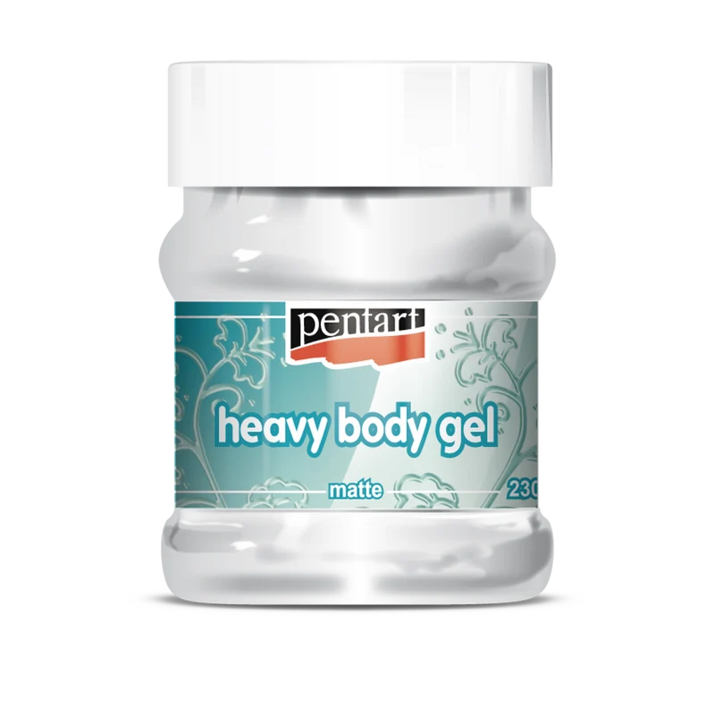 Matná gélová pasta Pentart Heavy body gel matte