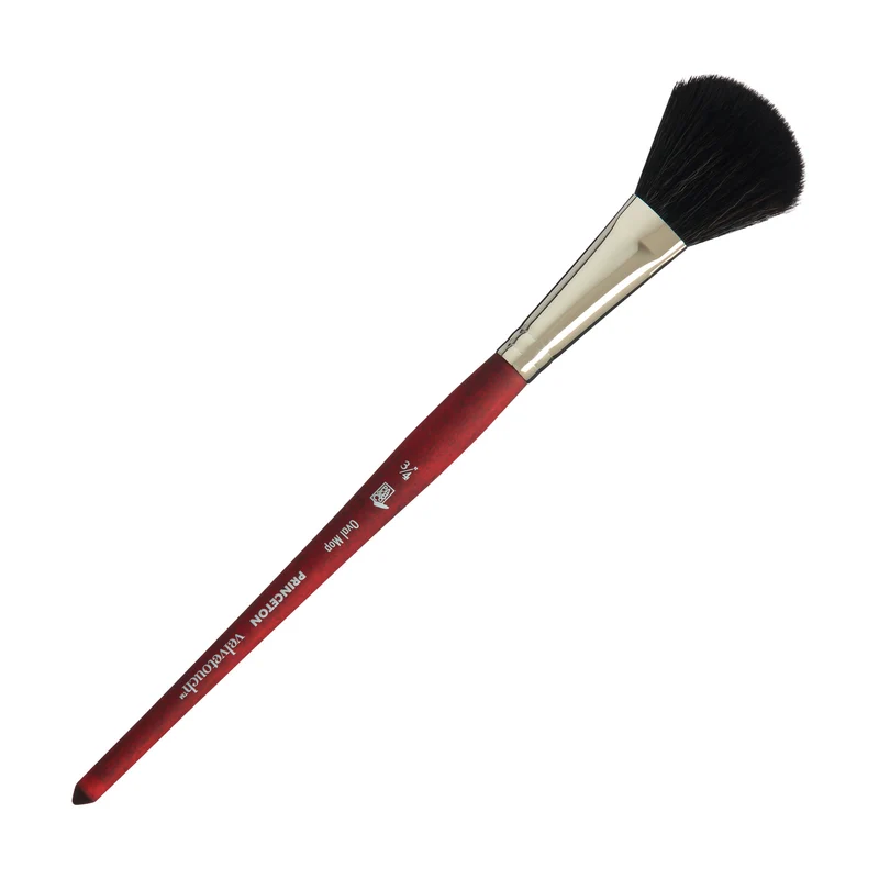 Univerzálny štetec PRINCETON Velvetouch Oval Mop s krátkou rúčkou