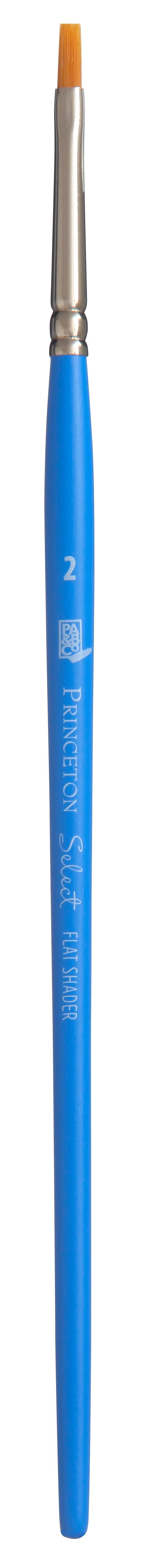 Πλακέ συνθετικό πινέλο γενικής χρήσης PRINCETON Select με κοντή λαβή