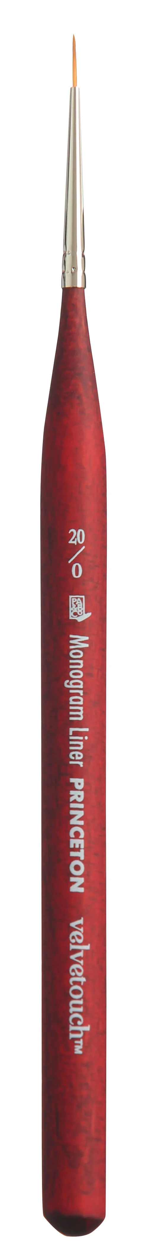 Univerzalni sintetični čopič PRINCETON Velvetouch Monogram Liner velikost 20/0