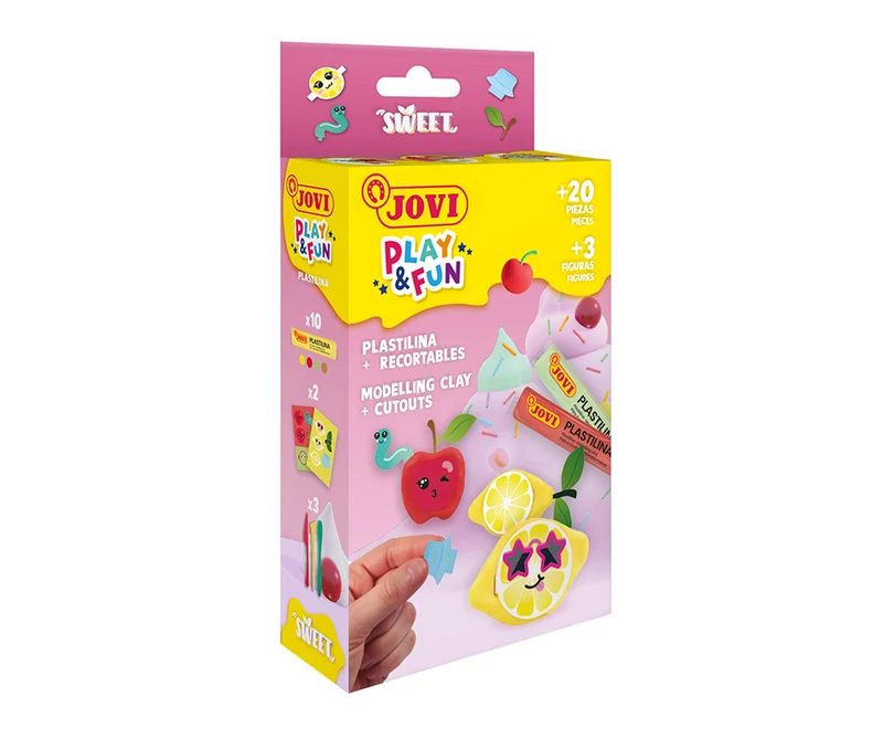 JOVI Play&Fun Mini set s prirodnim plastelinom