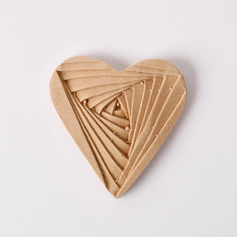 Upogljiv les Pentart Srce 5 x 6 cm