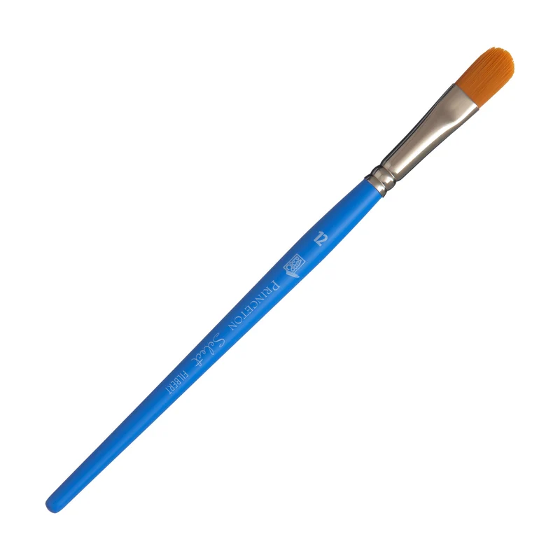 Syntetický štetec PRINCETON Select filbert s krátkou rúčkou