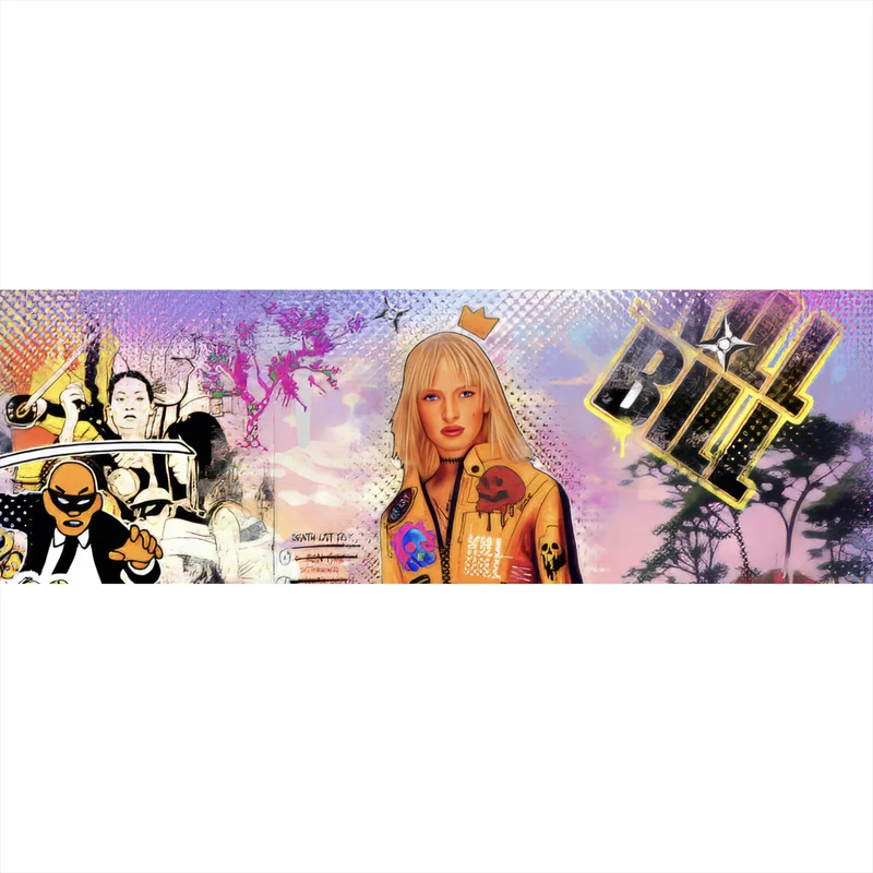 Leinwandbild Bunte Comic Collage Bill Pop Art Panorama