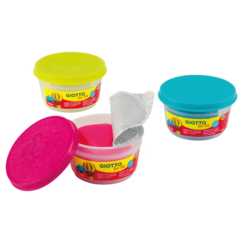 GIOTTO BE-BE мек моделин с брокат 3 x 100 g