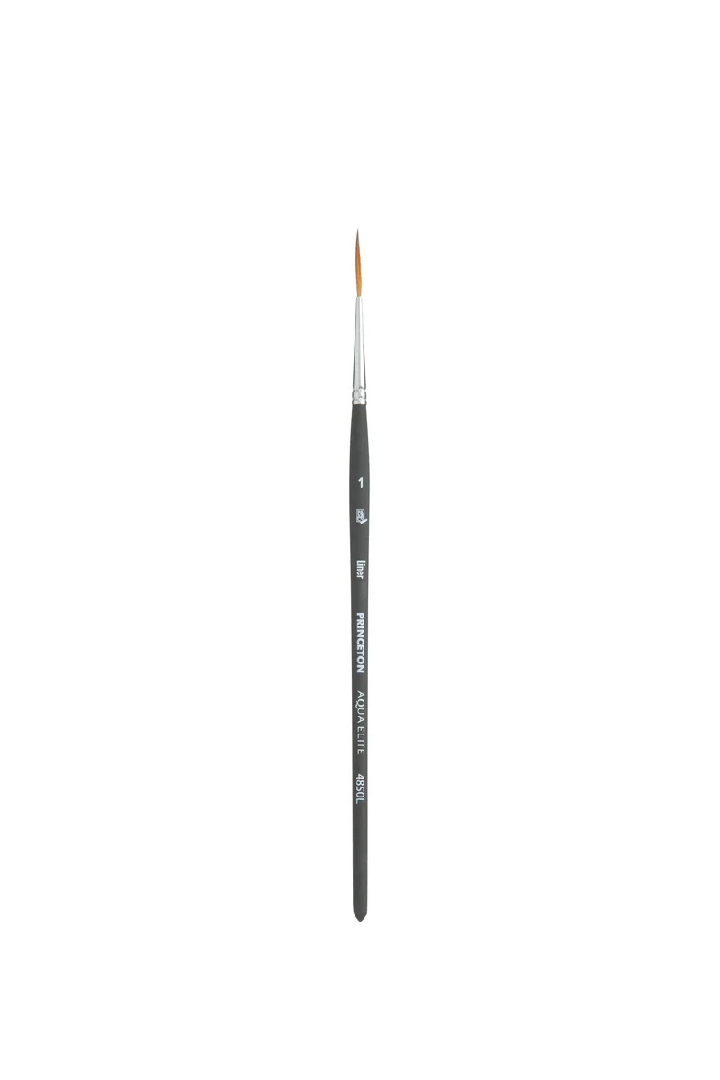 PRINCETON Aqua Elite Aquarellpinsel synthetischer Kolinsky-Rotmarder Liner 1
