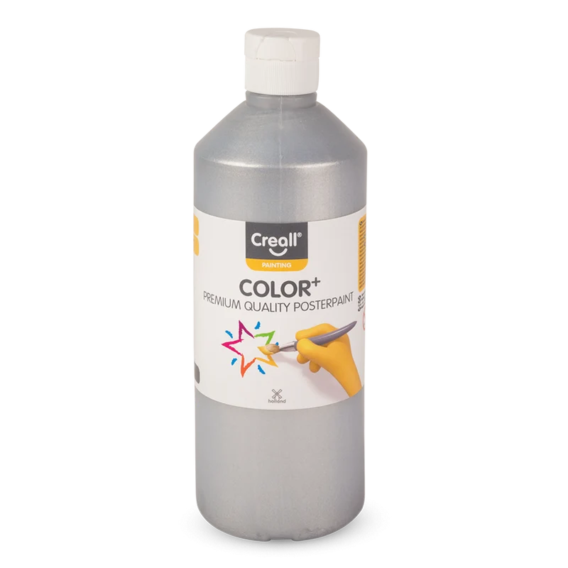 Tempera-Malfarbe Creall CREALLCOLOR 500 ml - Silber