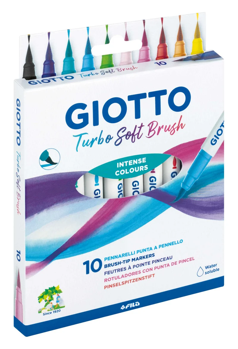 Pinselstifte GIOTTO Turbo Soft Brush - 10 Stk.