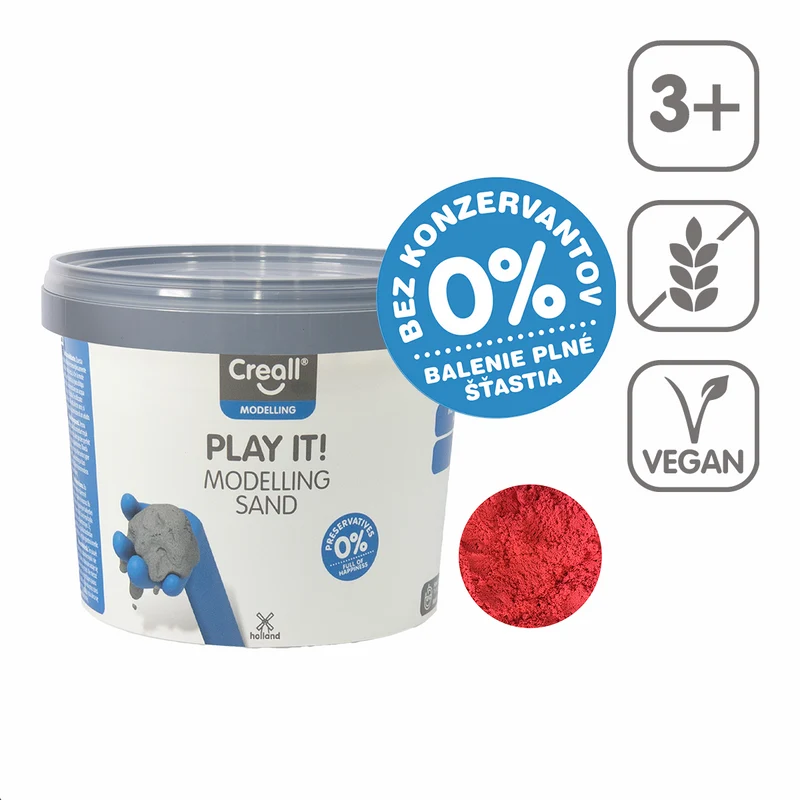 Пясък за моделиране Creall Play it! 750 g в кофичка
