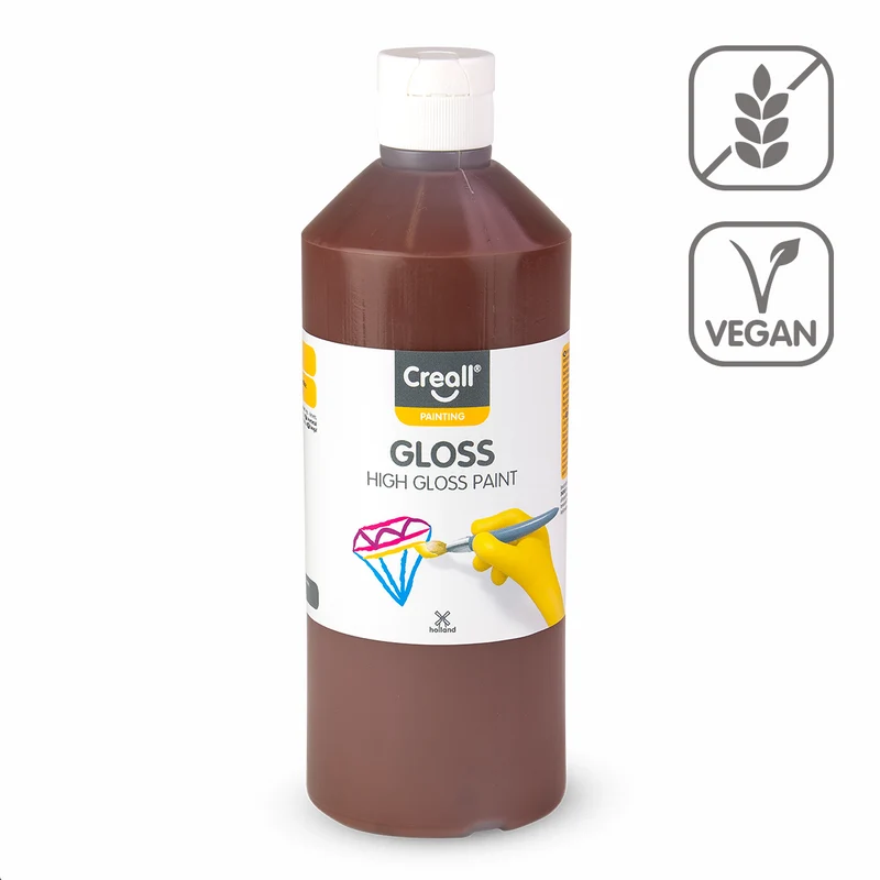 Γυαλιστερό πολυβινυλικό χρώμα Creall Gloss 500 ml