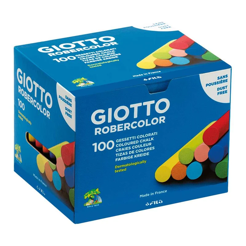 giotto robercolor bezprašné kriedy 100 ks