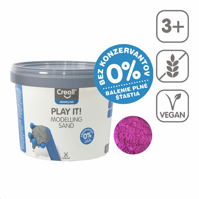 Modelirni pesek Creall Play it! 750 g v posodici