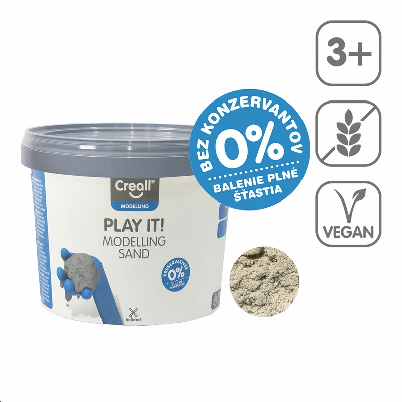 Modelirni pesek Creall Play it! 750 g v posodici