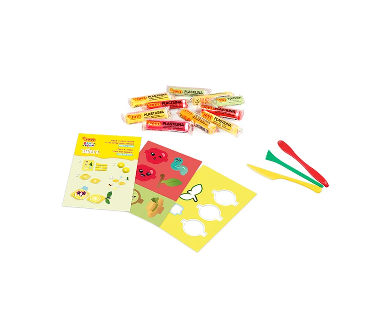 JOVI Play&Fun Mini set con plastilina naturale