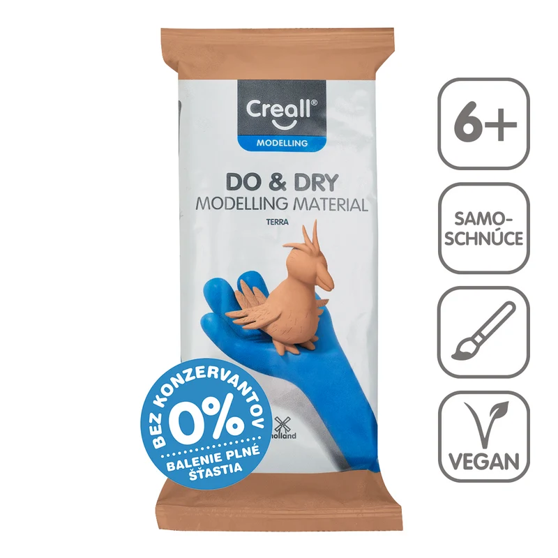Самосъхнеща моделираща маса Creall Do&Dry хипоалергенна 500 g