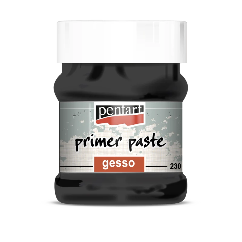 Pasta per imprimitura Pentart Primer paste 230 ml, nera