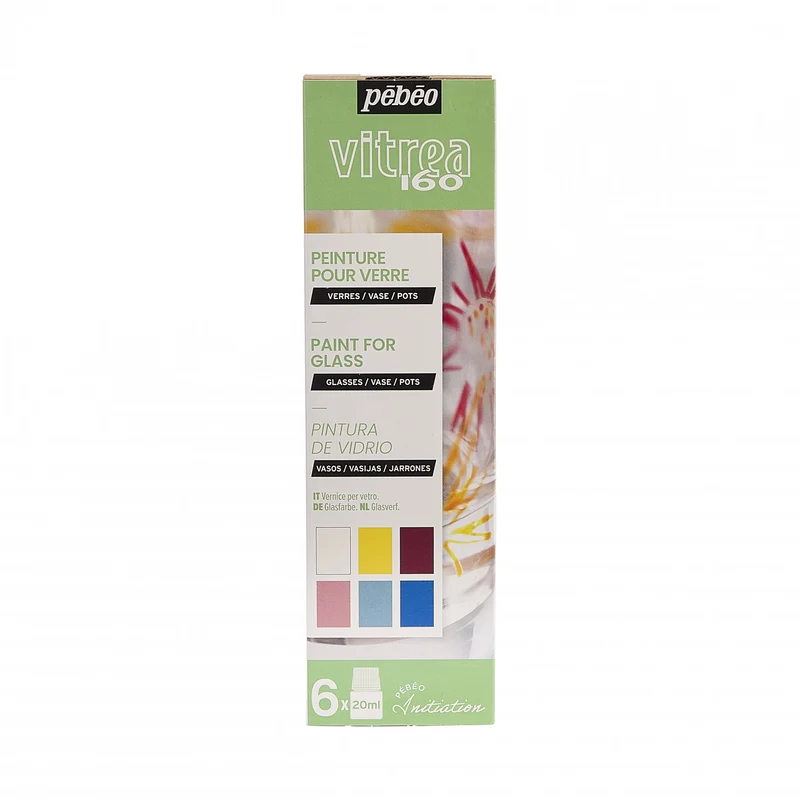 Pebeo Vitrea 160 set di colori