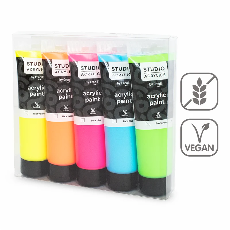 Creall set akrilnih boja Studio acrylics, 5 120 ml, mix