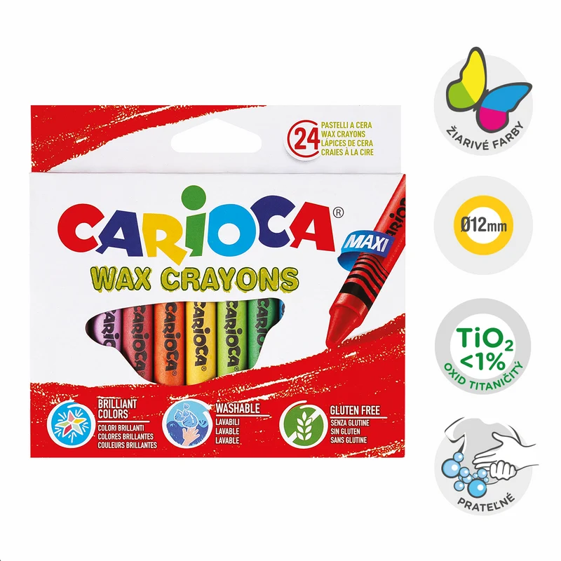 Пастели Carioca Maxi, 24 бр.