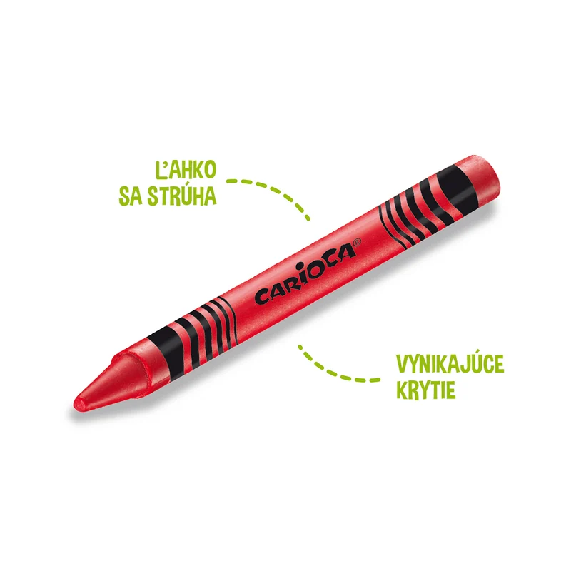 Carioca Wachsmalstifte Maxi, 24 Stk.