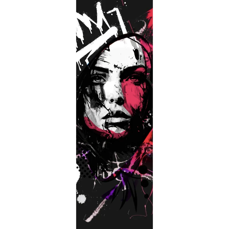 Leinwandbild Street Queen Abstract Art Panorama Hoch