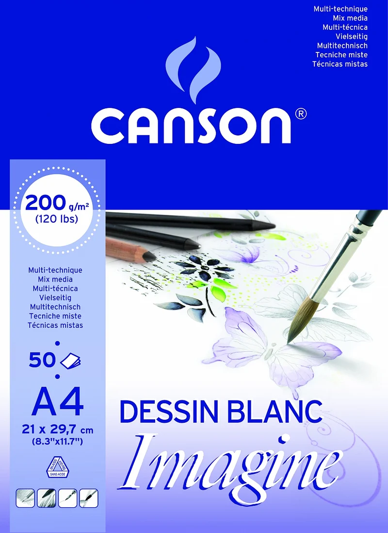 CANSON Imagine skicár 200 g/m²