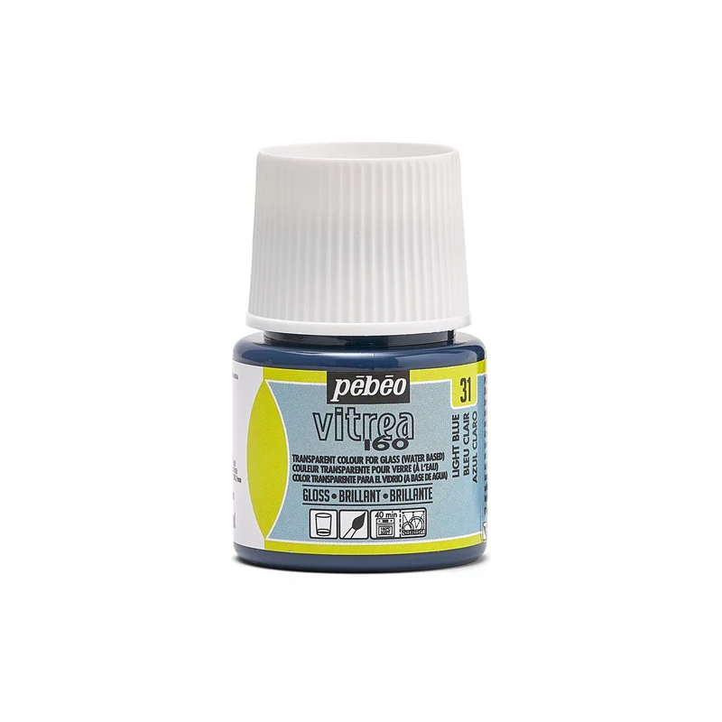 Colore per vetro effetto vetrata Pebeo Vitrea 160 lucido 45 ml