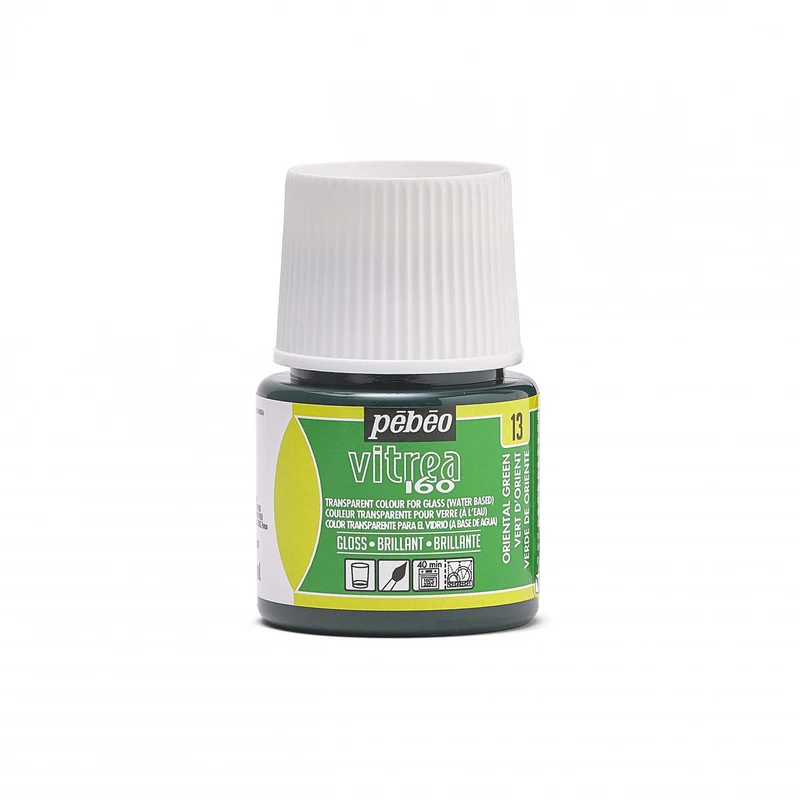 Colore per vetro effetto vetrata Pebeo Vitrea 160 lucido 45 ml