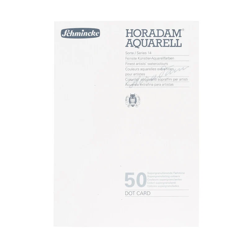 Schmincke HORADAM Aquarell Dot Card Supergranulierende Farben - 50 Farbpunkte
