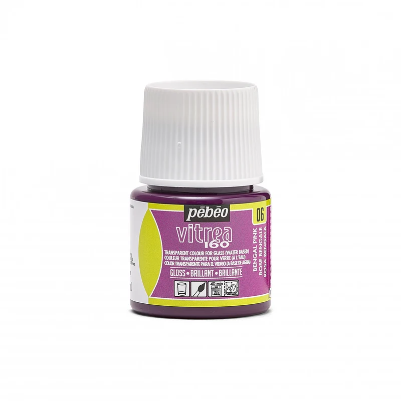 Vitrážna farba na sklo Pebeo Vitrea 160 lesklá 45 ml
