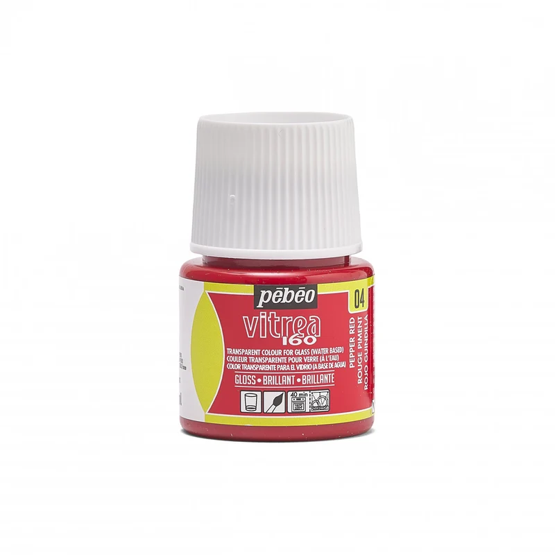 Vitrážna farba na sklo Pebeo Vitrea 160 lesklá 45 ml