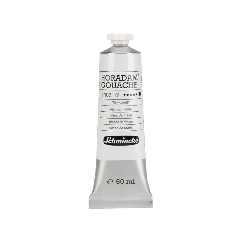 Χρώμα τέμπερας γκουάς Schmincke HORADAM Titanium White 60 ml