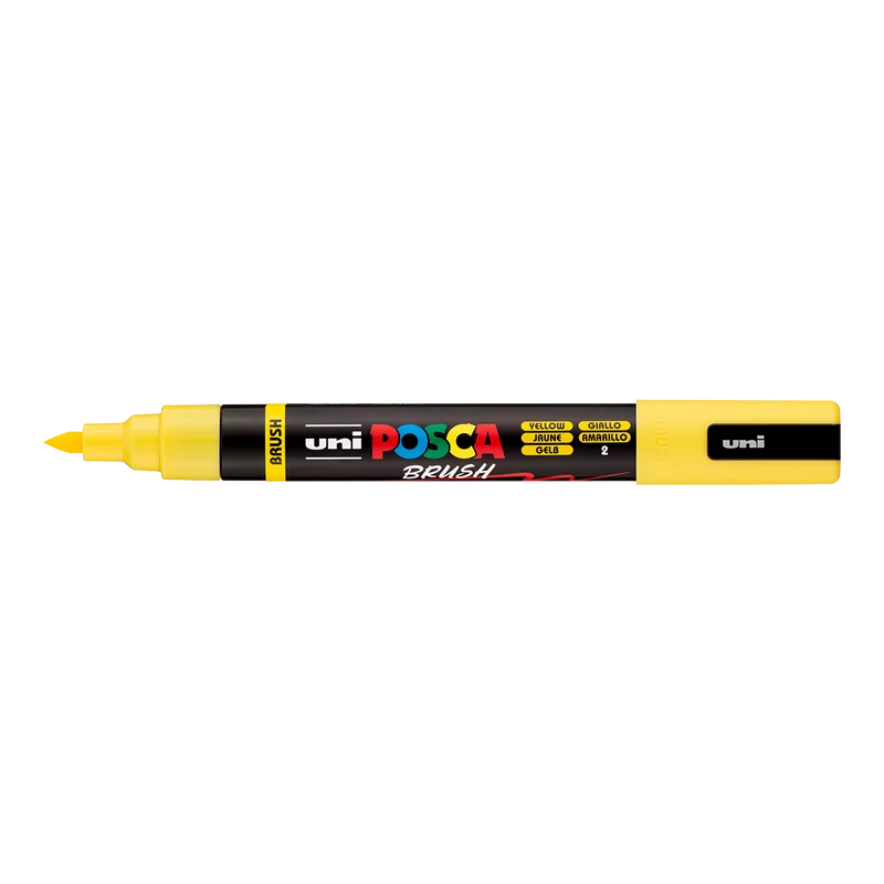 Posca marker PC-5BR, 1 - 4 mm, rumena