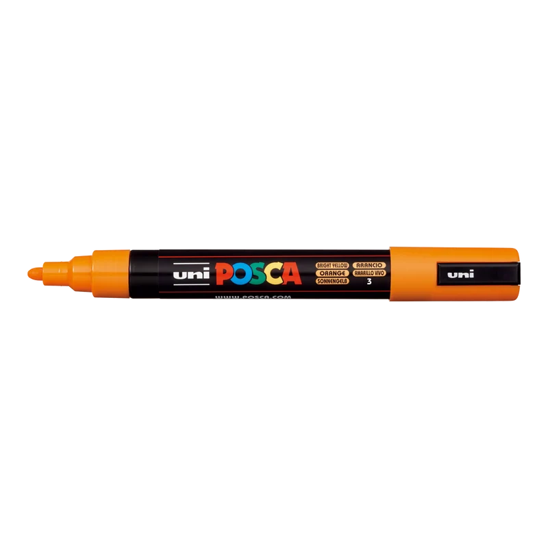 Posca flomaster PC-5M, 1,8 - 2,5 mm, svetlo rumena (3)