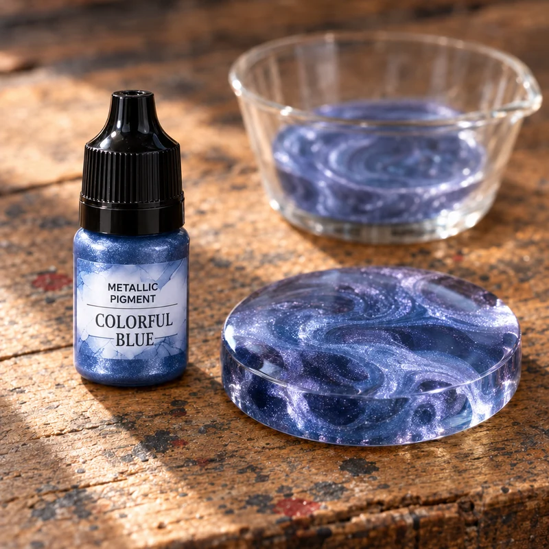 Течен металически пигмент за епоксидна смола 5 ml