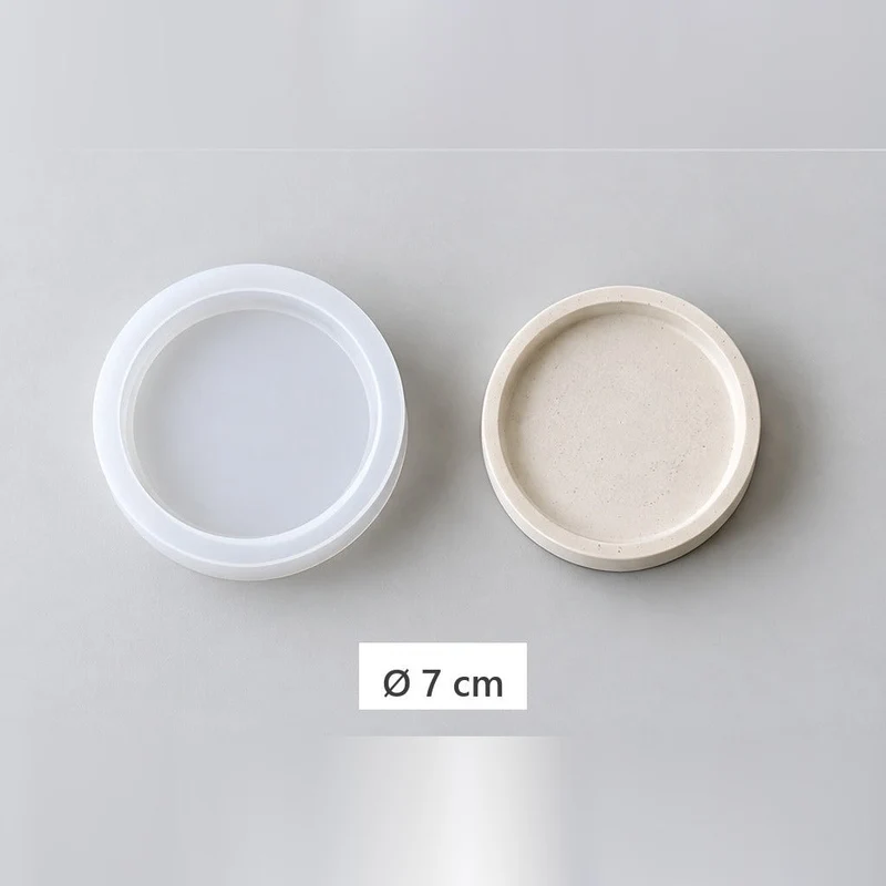 Flexible Silikonform zum Gießen von Tabletts und Untersetzern