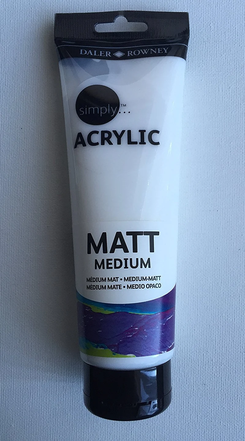 DALER ROWNEY Simply matné akrylové médium 250 ml