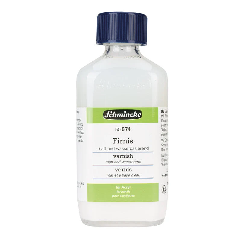 Mattes Schlussfirnis auf Wasserbasis Schmincke Mediums 200 ml