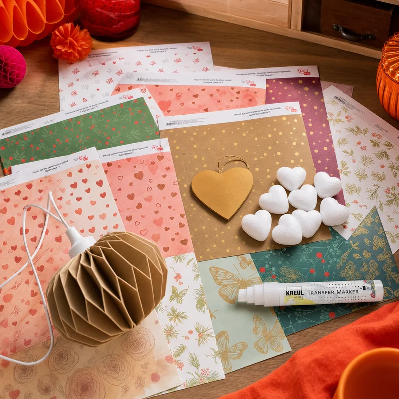Δημιουργικό σετ για scrapbooking και διακοσμητικές κατασκευές