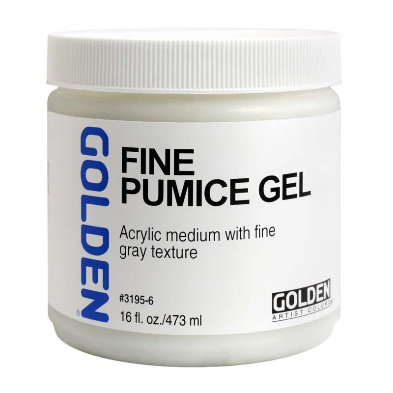 GOLDEN Fine Pumice Gel drobnozrnati akrilni gel s plovcem