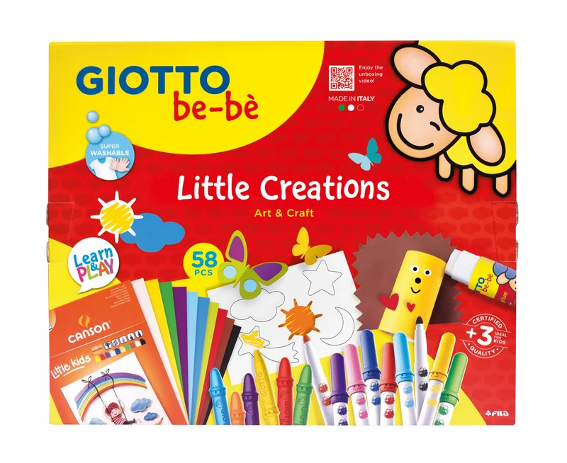 GIOTTO be-bè Little Creations Kreativset 58-tlg.