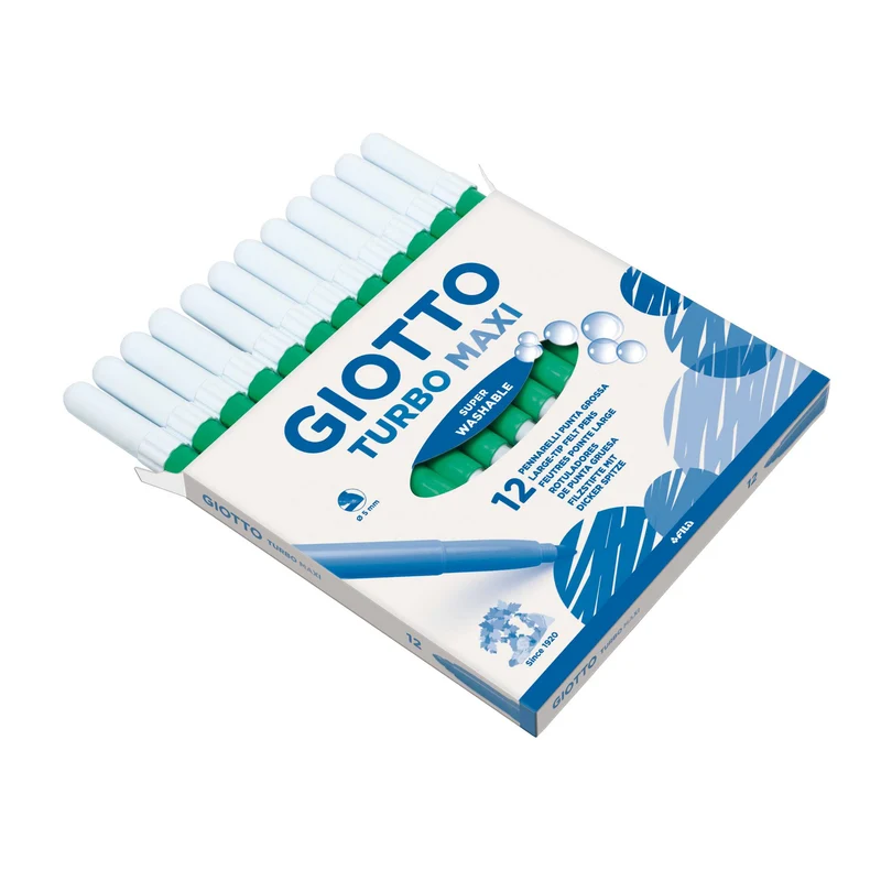 Dicke abwaschbare Filzstifte GIOTTO Turbo Maxi 5 mm